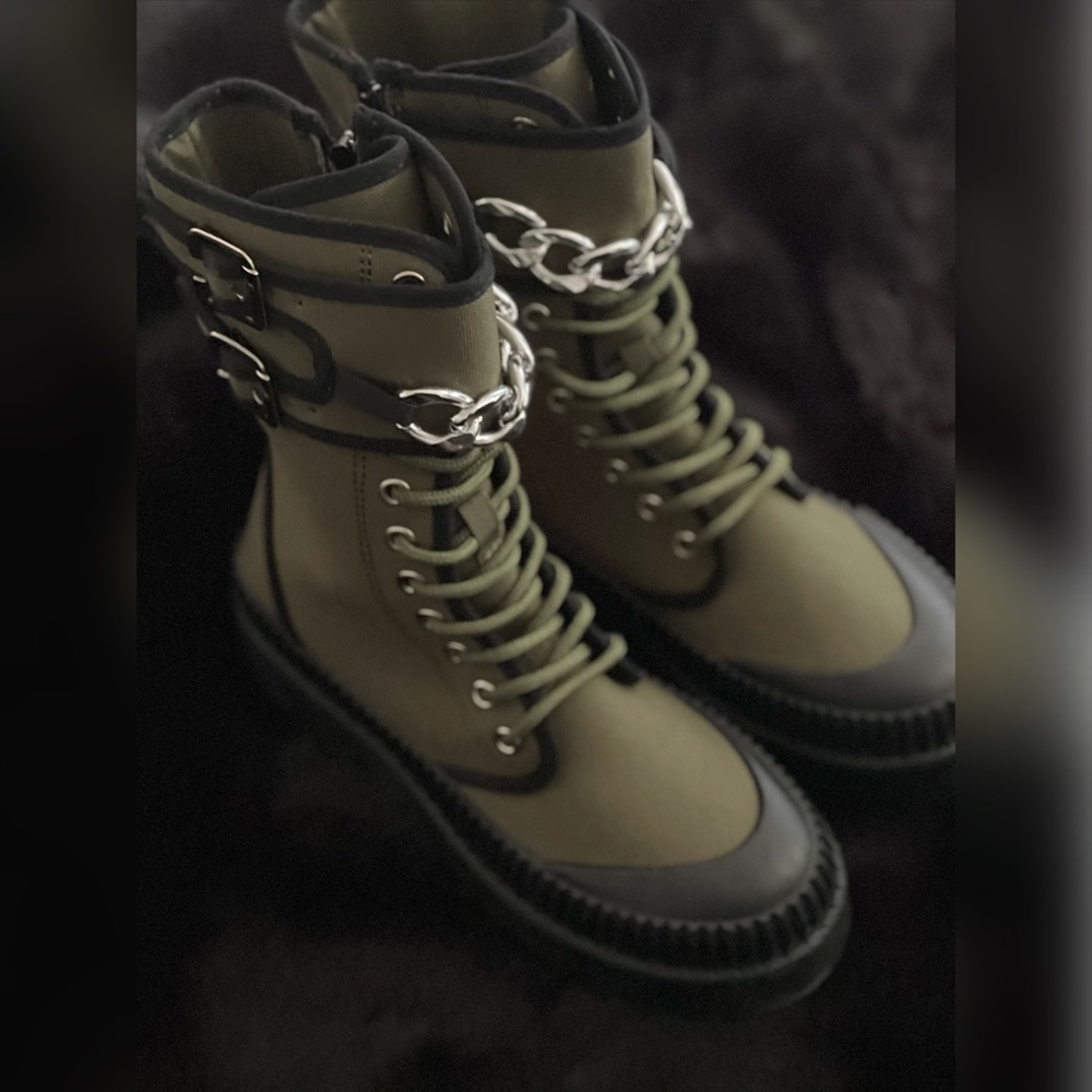 ๐ค Military Canvas Boots ๐ค - Picture 4 of 6